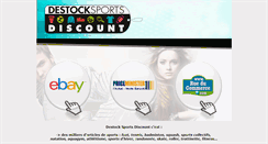 Desktop Screenshot of destocksportsdiscount.com